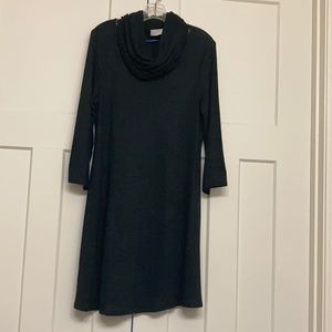 Apt 9 size medium green and black sweater dress